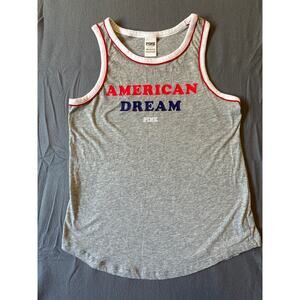 Pink American Dream Tank Top Size Small